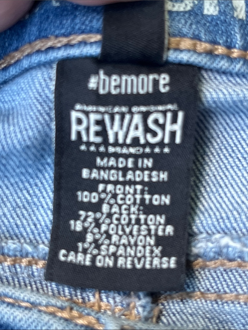 Rewash Cutoff Distressed Denim Jean Shorts Light Blue Size 29 - Picture 8 of 9